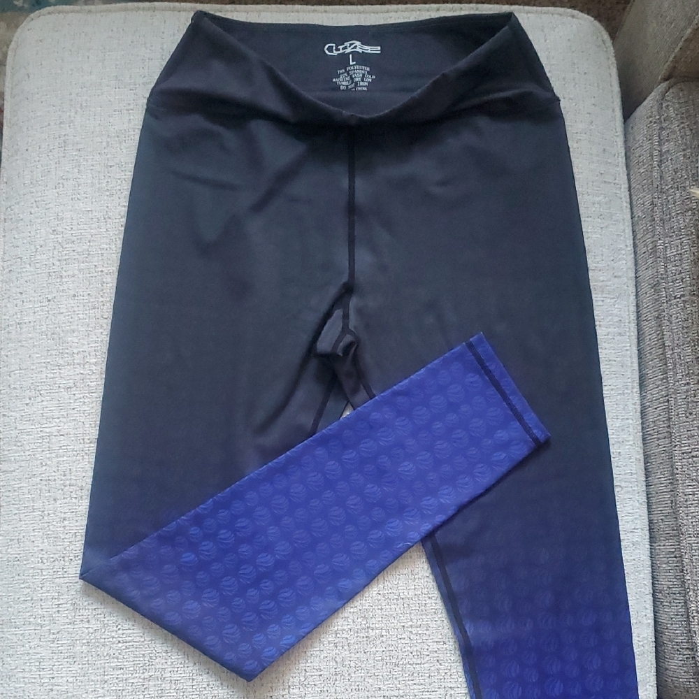 CloZee Gradient Black/Blue/Purple Leggings